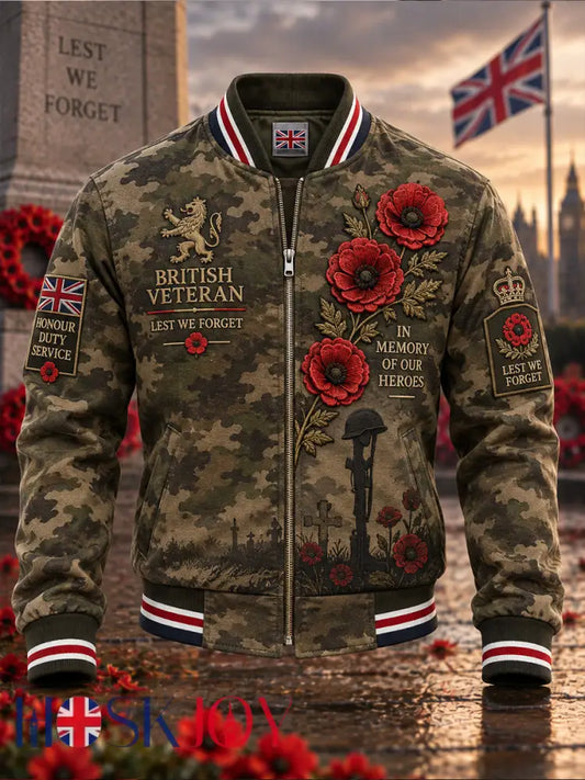 Men’s Remembrance Day Print Jacket - A / S