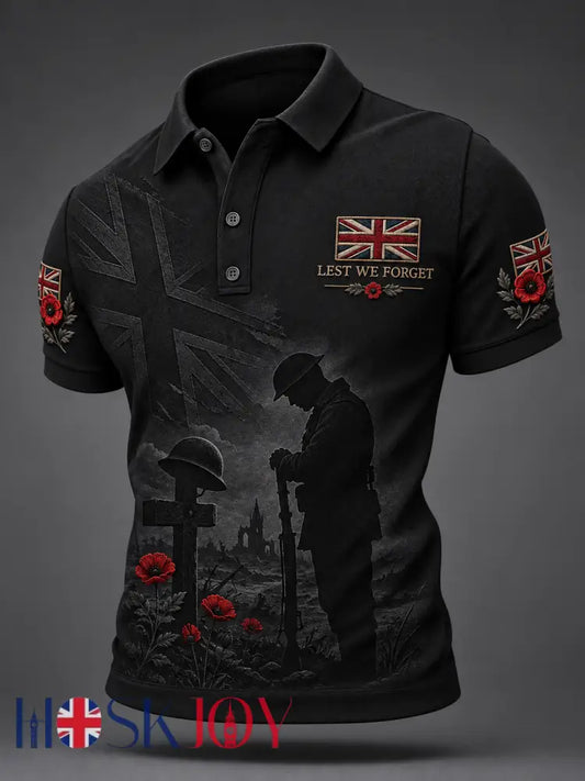 Men’s Remembrance Day Shirt - Black / S