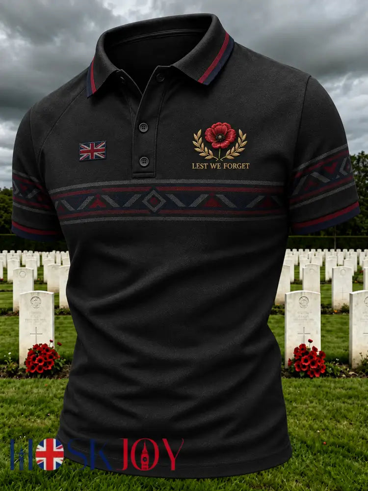 Men’s Remembrance Day Shirt - Black / S