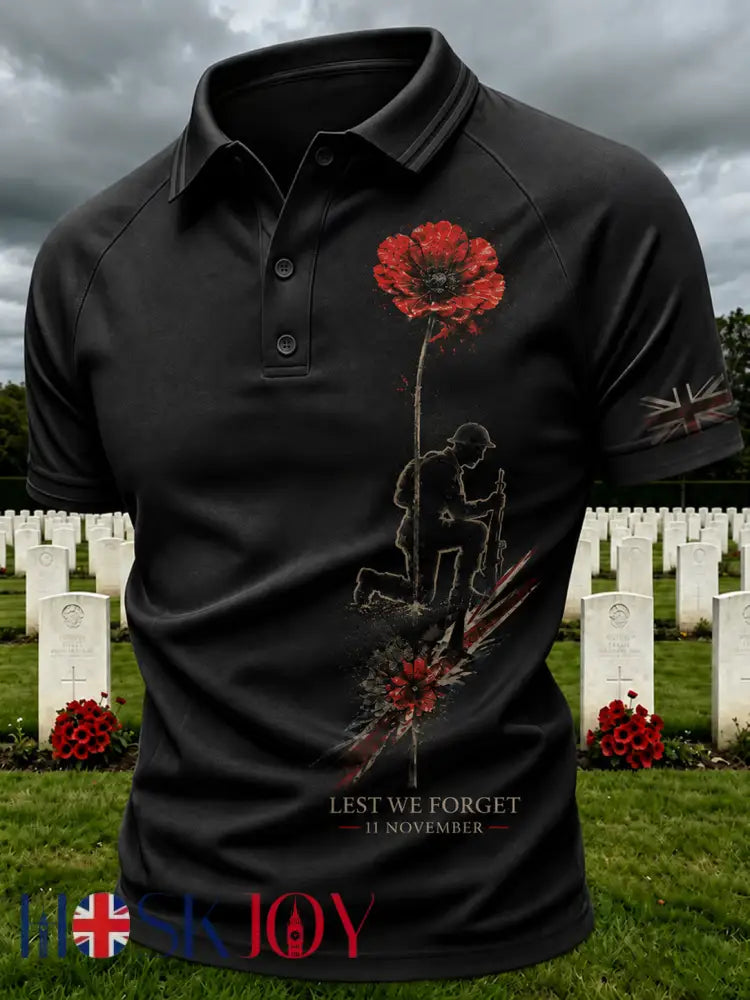 Men’s Remembrance Day Shirt - Black / S