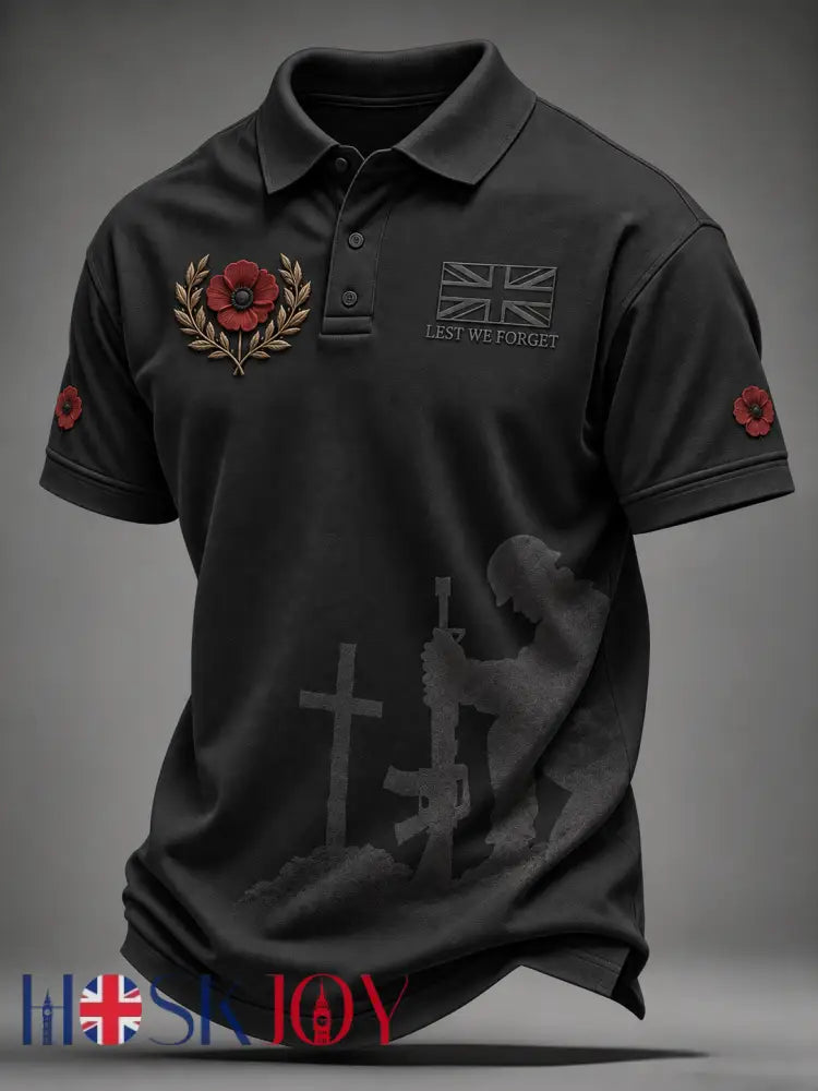 Men’s Remembrance Day Shirt - Black / S