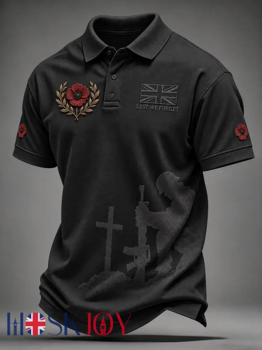 Men’s Remembrance Day Shirt - Black / S