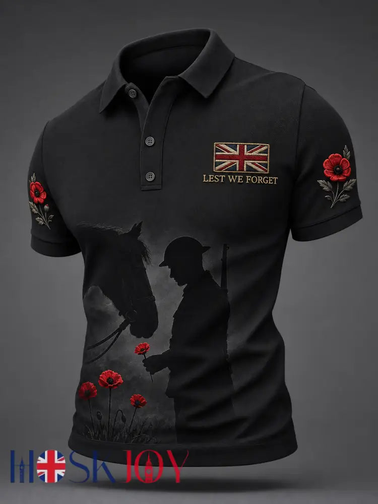 Men’s Remembrance Day Shirt - Black / S