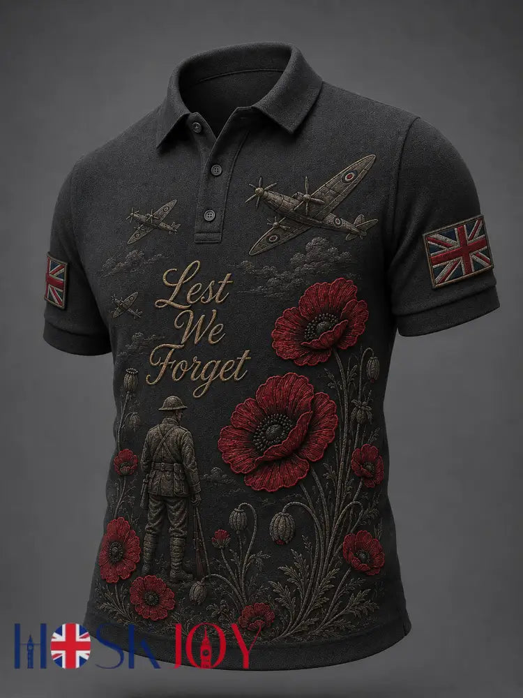 Men’s Remembrance Day Shirt - Black / S