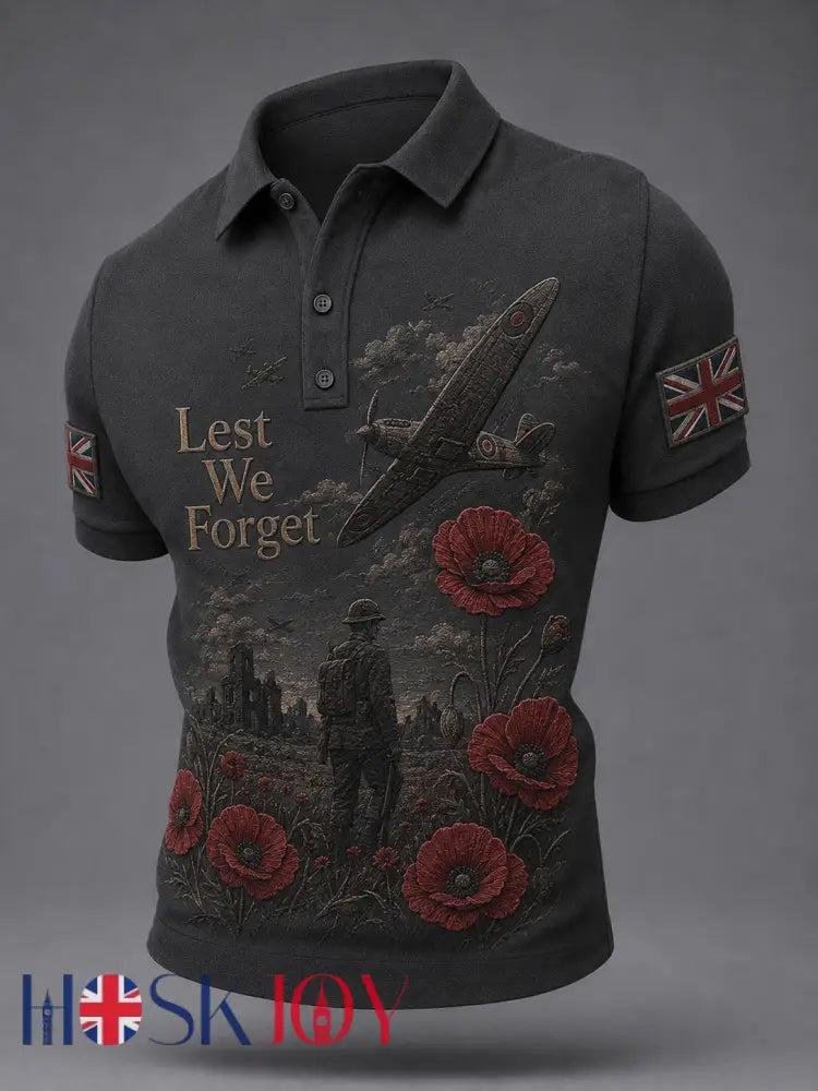 Men’s Remembrance Day Shirt - Black / S