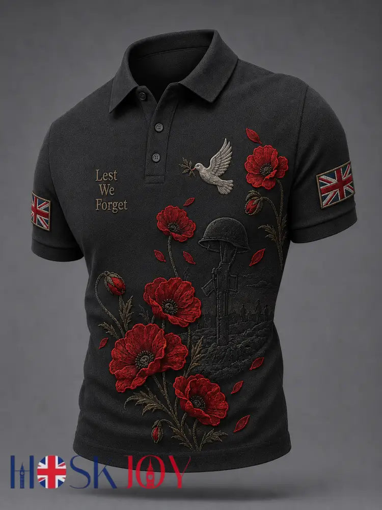 Men’s Remembrance Day Shirt - Black / S