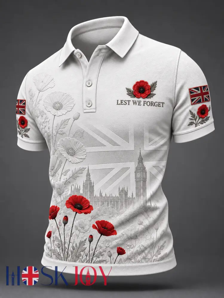 Men’s Remembrance Day Shirt - White / S