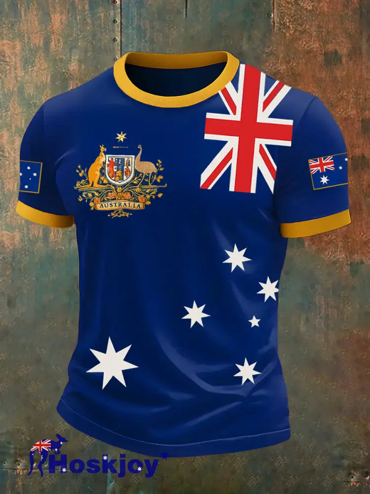 Men’s Retro Australia Casual T-Shirt A / S