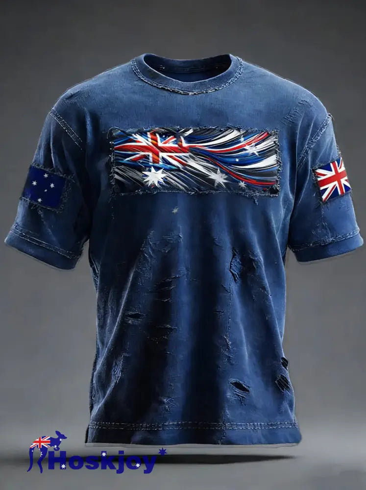 Men’s Retro Australian Holiday Casual Fashion T-shirt