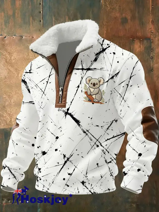 Men’s Retro Casual ThickenedSweatshirt A / S