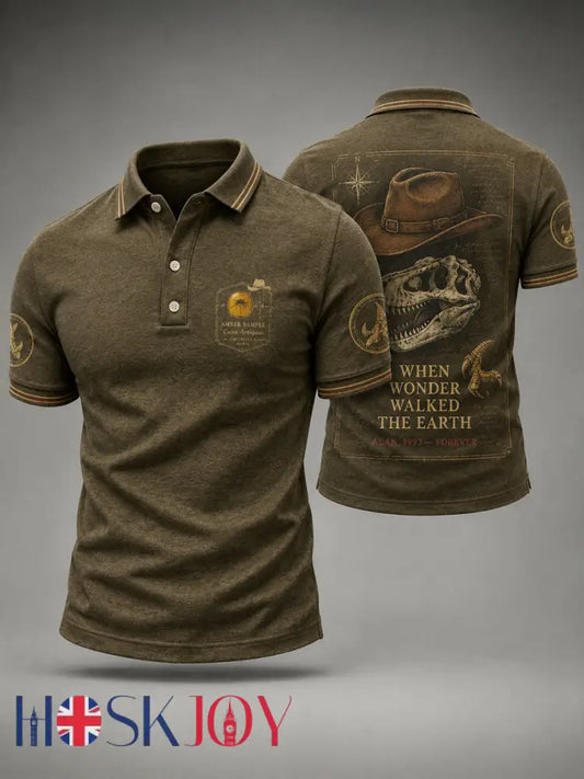 Men’s Rip NZ Jurassic Legend Printed Short Sleeve Top - As picture / S