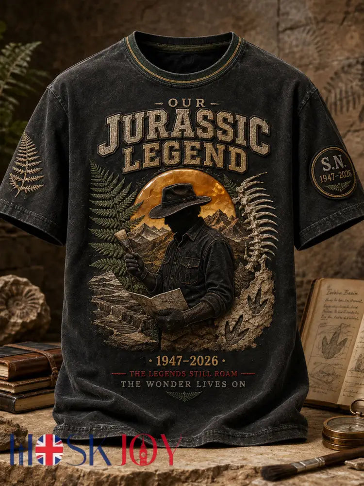 Men’s Rip NZ Jurassic Legend Printed T-shirt - Black / S