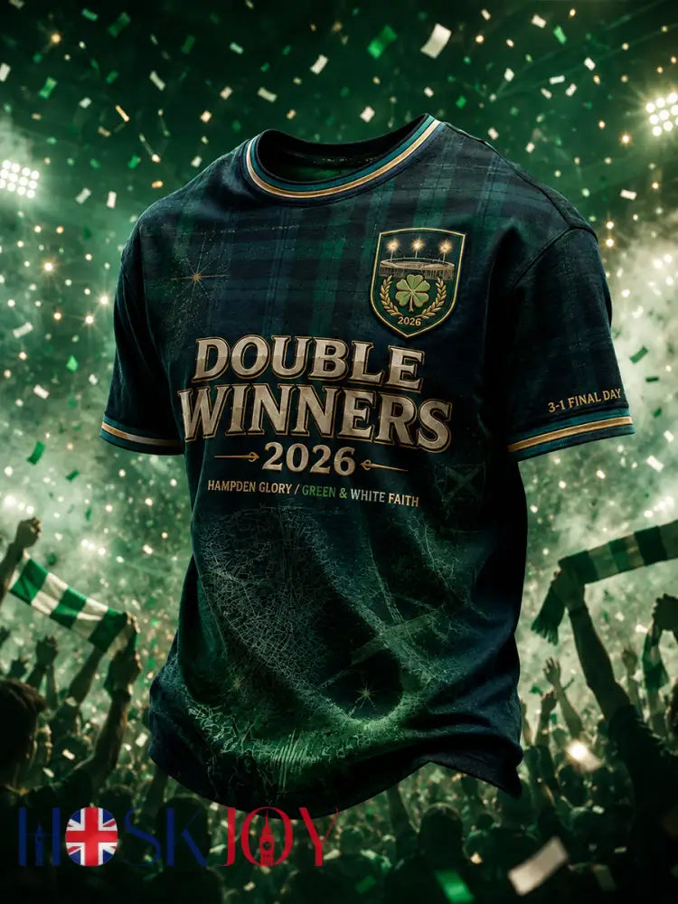 Men’s Scotland Football Lover Green Faith Printed T-shirt
