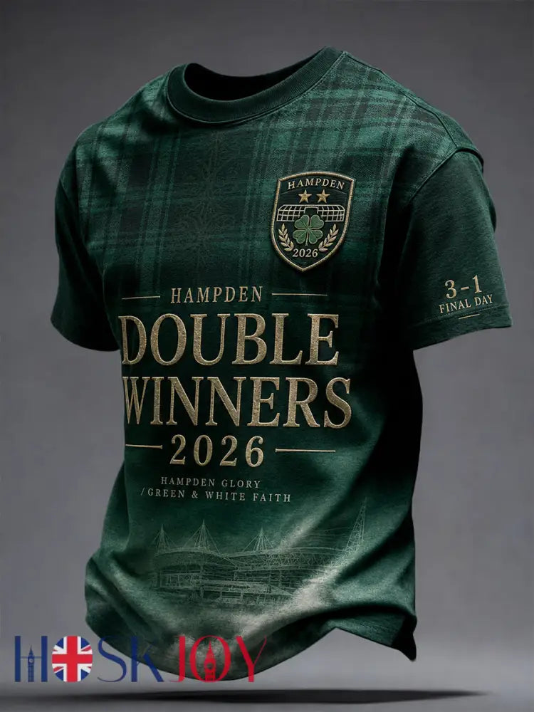 Men’s Scotland Football Lover Green Faith Printed T-shirt - As picture / S