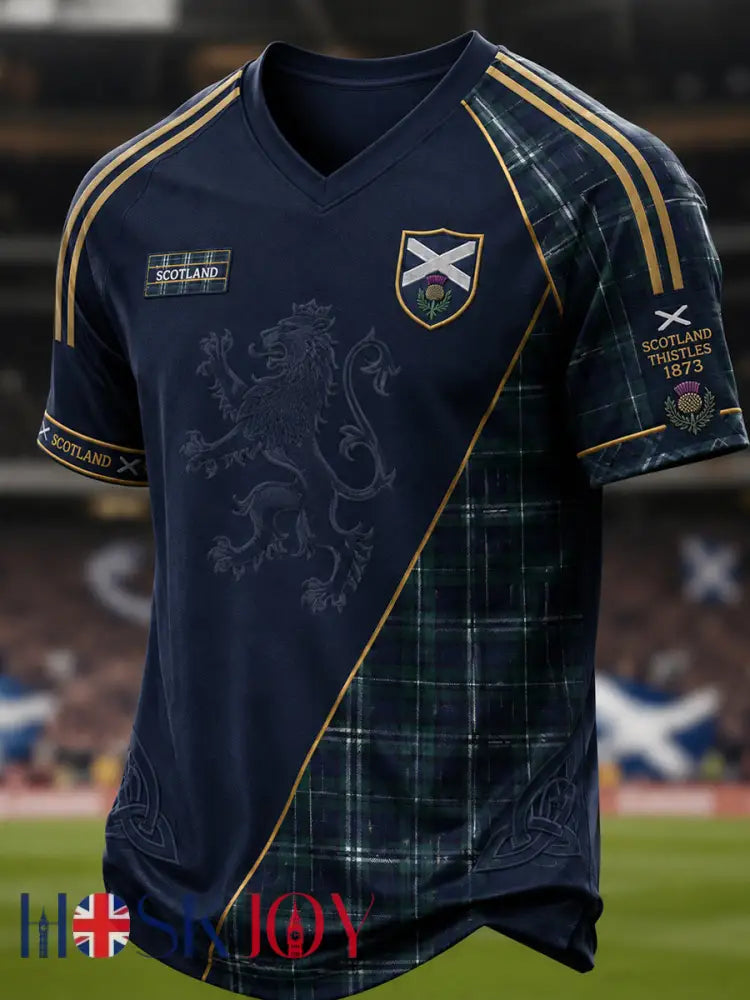 Men’s Scotland Football V-neck T-shirt - A / S