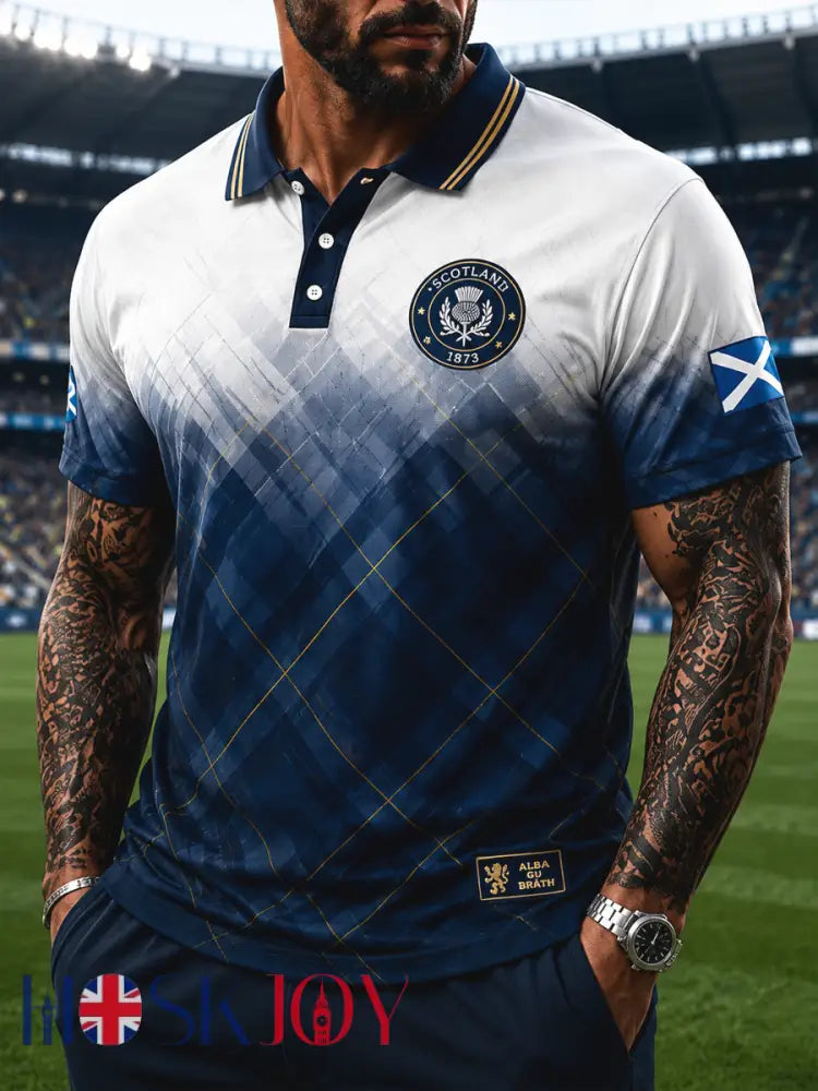 Men’s Scotland Printed polo shirt - As picture / S