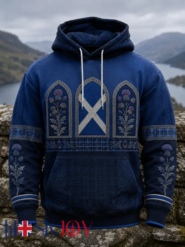 Men’s Scotland St. Andrew’s Day Printed Hoodie - As picture / S