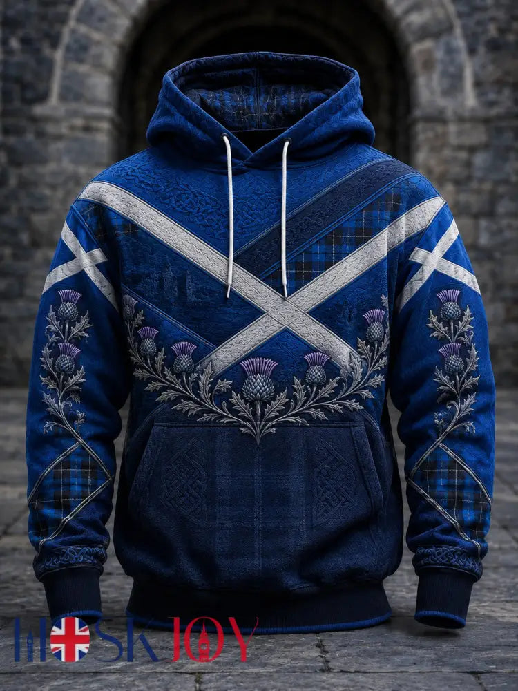 Men’s Scotland St. Andrew’s Day Printed Hoodie - As picture / S