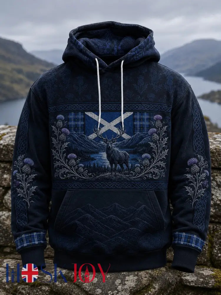 Men’s Scotland St. Andrew’s Day Printed Hoodie - As picture / S