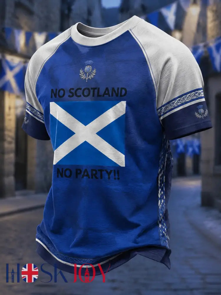 Men’s Scotland St. Andrew’s Day Printed T-shirt - As picture / S