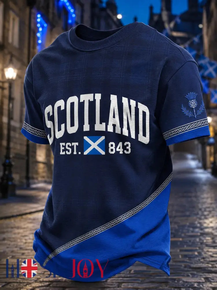 Men’s Scotland St. Andrew’s Day Printed T-shirt - As picture / S