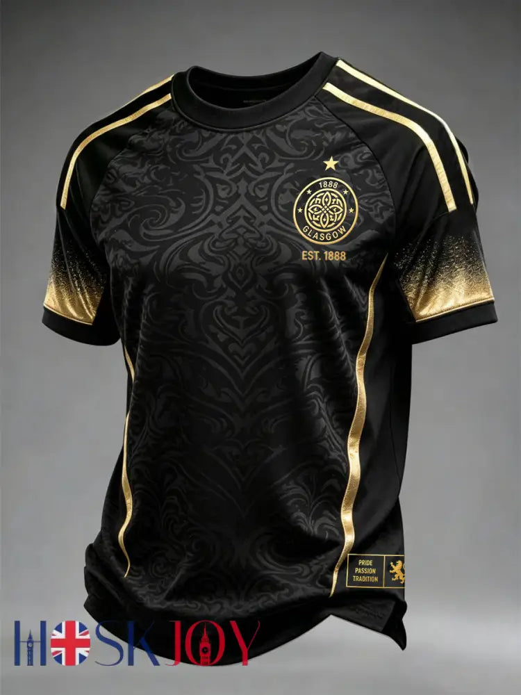 Men’s Scottish Celtic FC Print short sleeve t-shirt - As picture / S