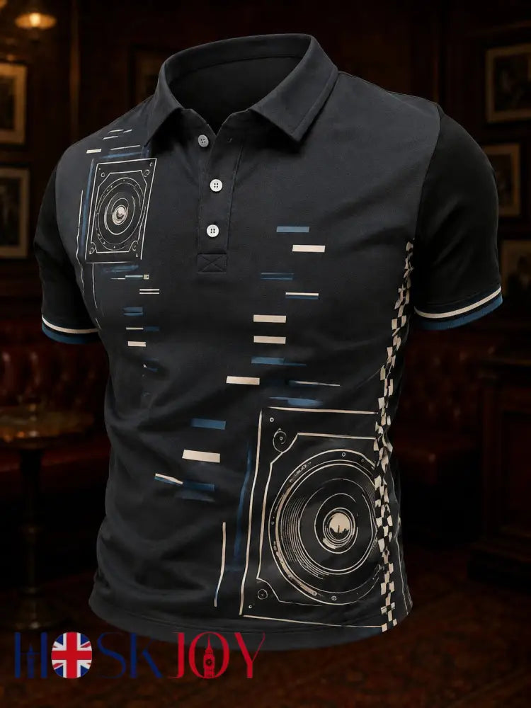 Men’s Ska Revival Style Printed Shirt - As picture / S