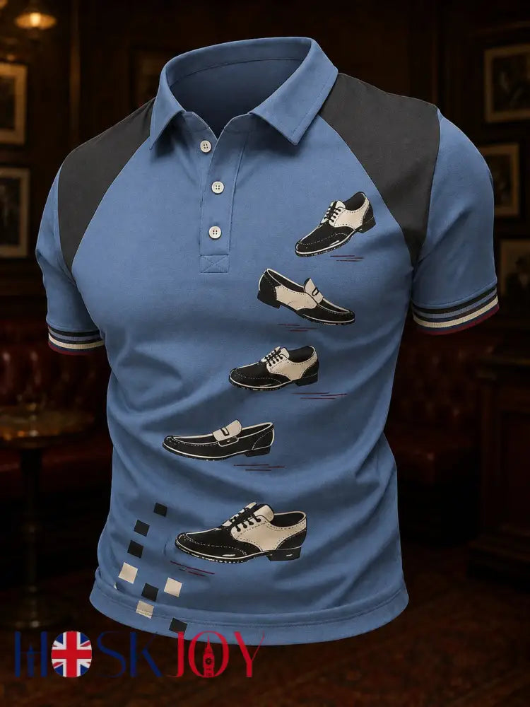 Men’s Ska Revival Style Printed Shirt - As picture / S