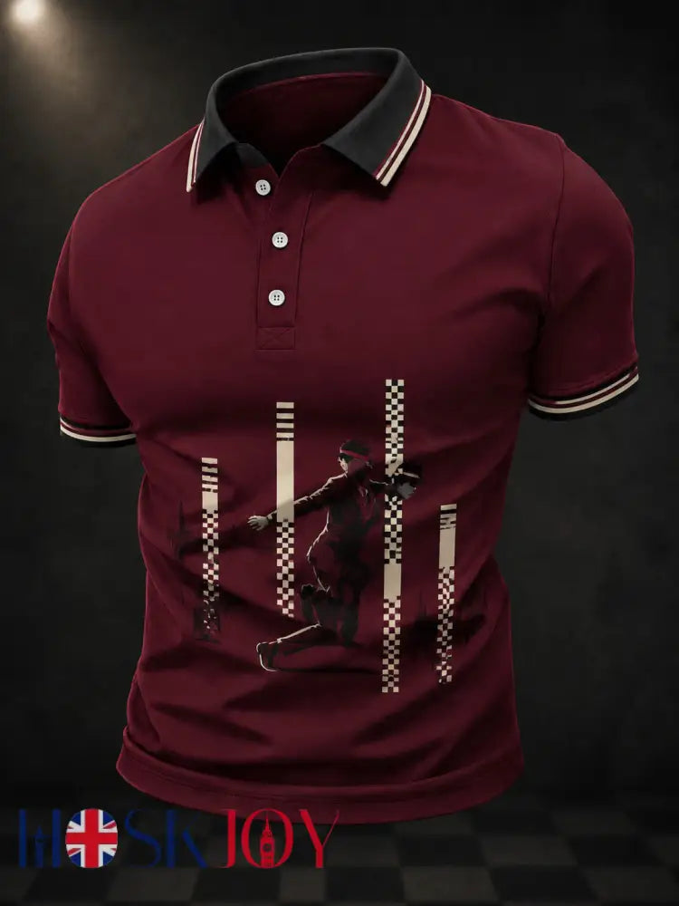 Men’s Ska Revival Style Printed Shirt - As picture / S