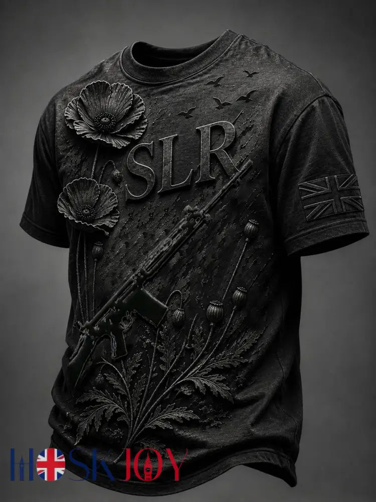 Men’s SLR Printed short sleeves t-shirt - Black / S