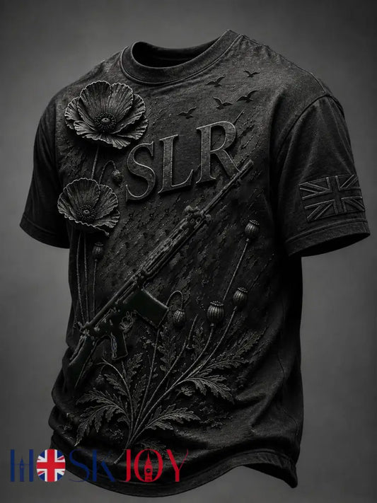 Men’s SLR Printed short sleeves t-shirt - Black / S
