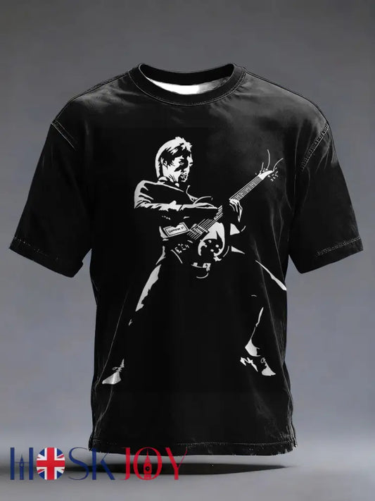 Men’s The Modfather Paul Weller short sleeves t-shirt - Black / S