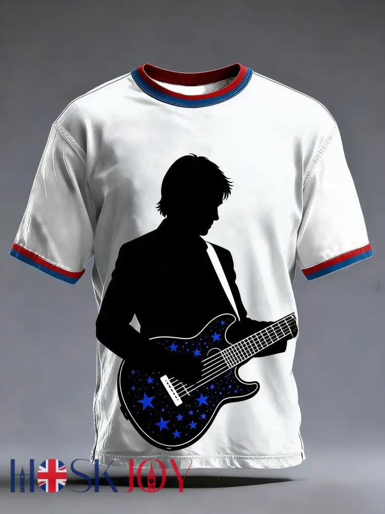 Men’s The Modfather Paul Weller Short Sleeves T-shirt - White / S