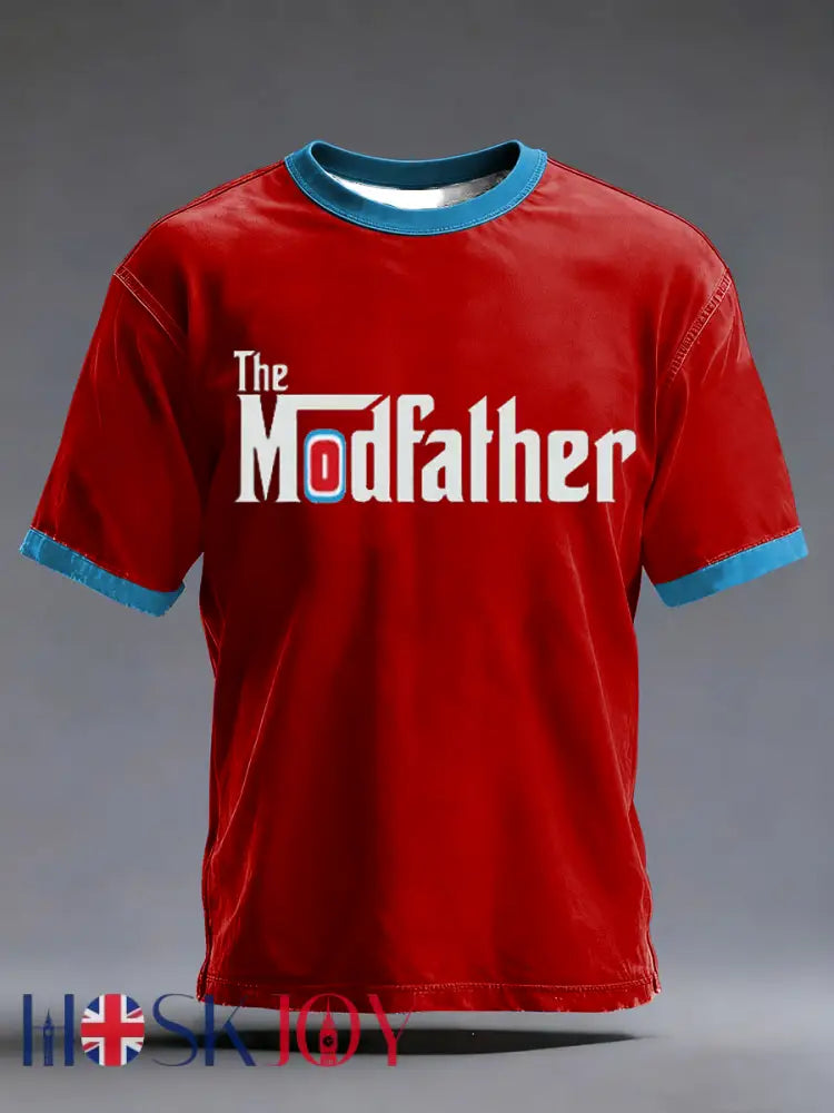 Men’s The Modfather short sleeves t-shirt - Red / S