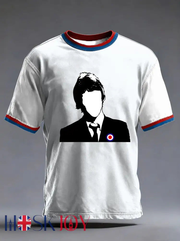 Men’s The Modfather Paul Weller short sleeves t-shirt - White / S