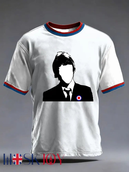 Men’s The Modfather Paul Weller short sleeves t-shirt - White / S