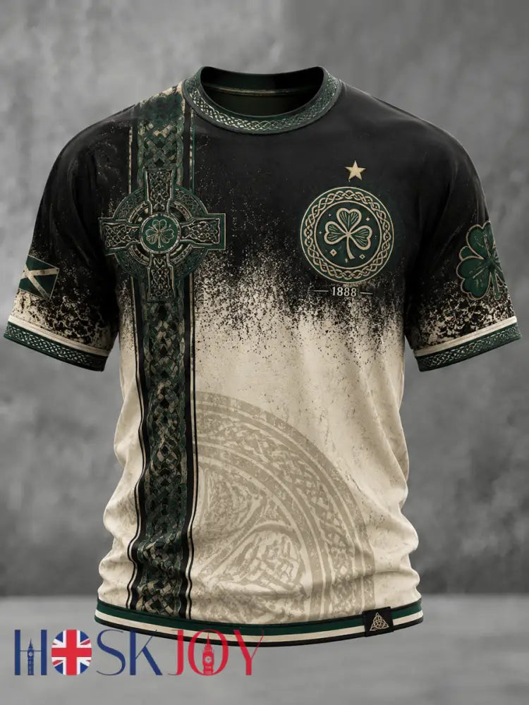 Men’s UK Football Lover Celtic Printed short sleeves t-shirt - As picture / S