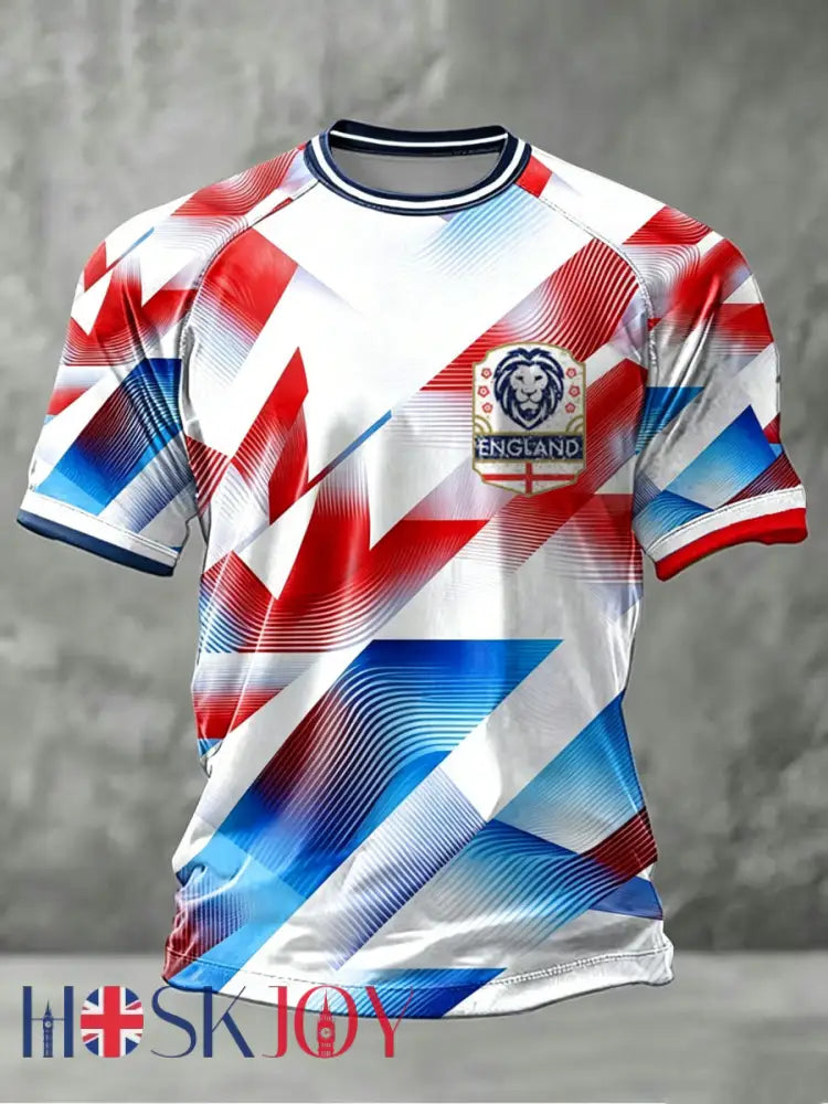 Men’s UK Football Lover England Printed short sleeve t-shirt - As picture / S