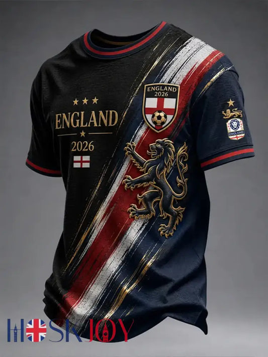 Men’s UK Football Lover England Printed short sleeves t-shirt - As picture / S