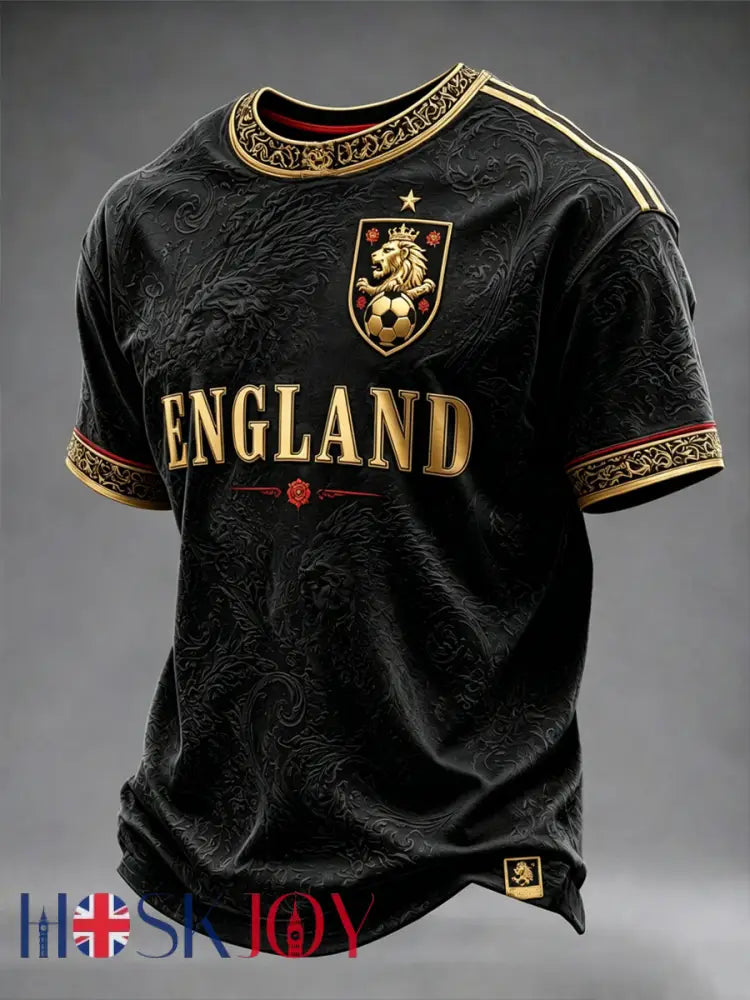 Men’s UK Football Lover England Printed short sleeves t-shirt - As picture / S