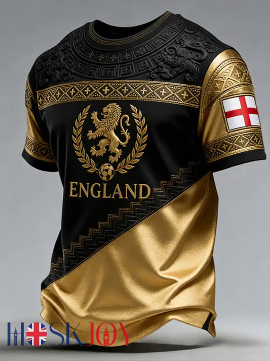 Men’s UK Football Lover England Printed short sleeves t-shirt - As picture / S