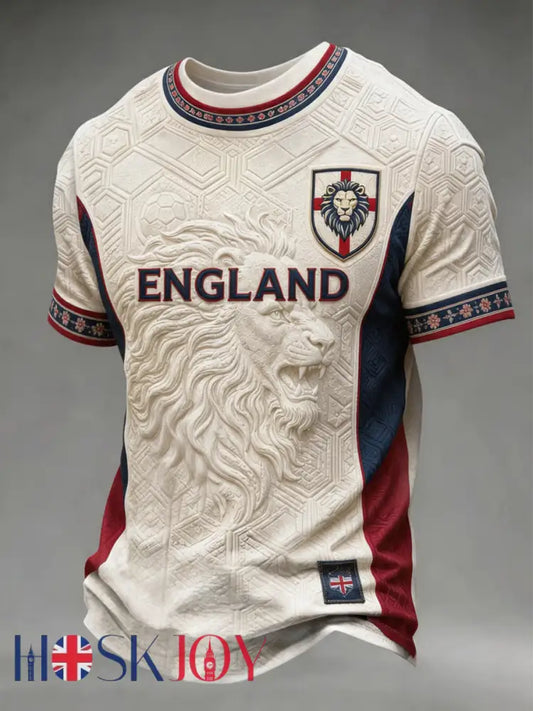 Men’s UK Football Lover England Printed short sleeves t-shirt - As picture / S