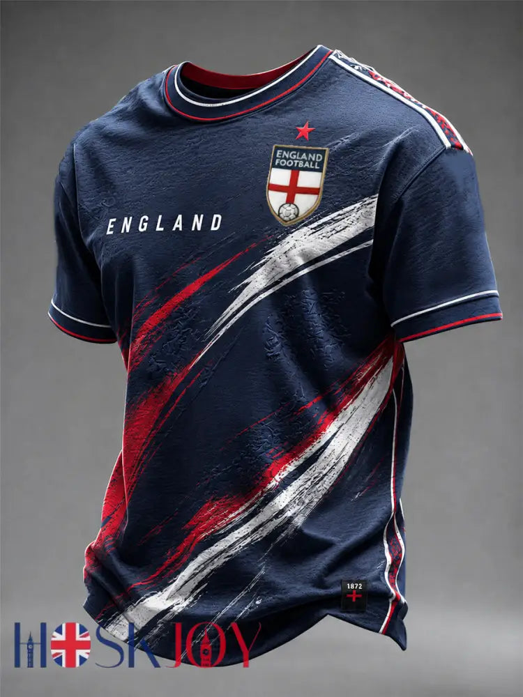 Men’s UK Football Lover England Printed short sleeves t-shirt - As picture / S