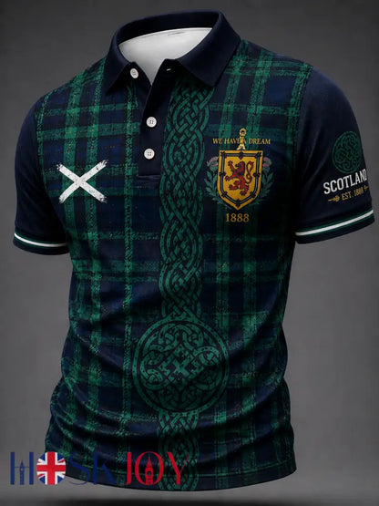 Men’s UK Football Lover Scotland Printed polo shirt - A / S
