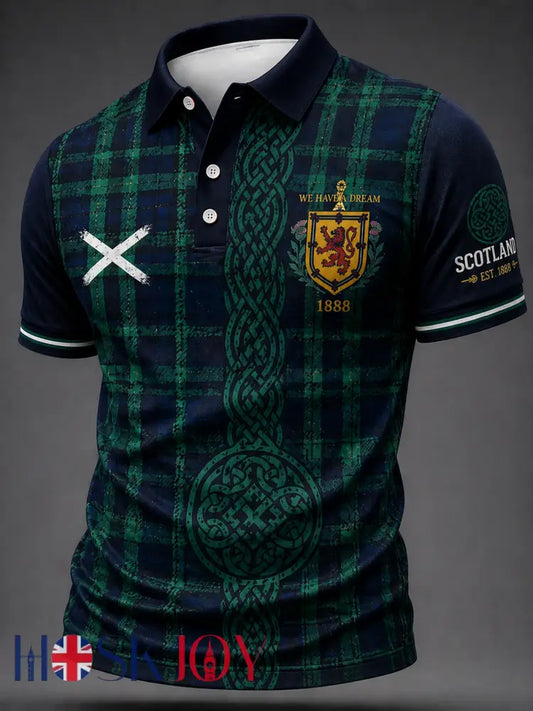 Men’s UK Football Lover Scotland Printed polo shirt - A / S