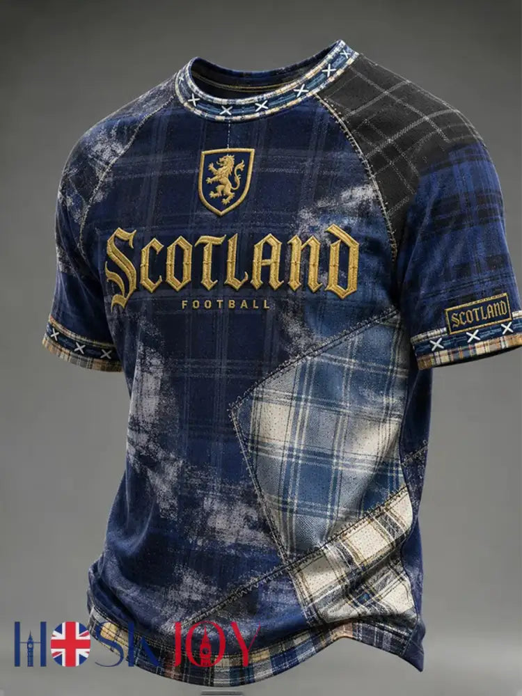 Men’s UK Football Lover Scotland Printed short sleeve t-shirt - As picture / S