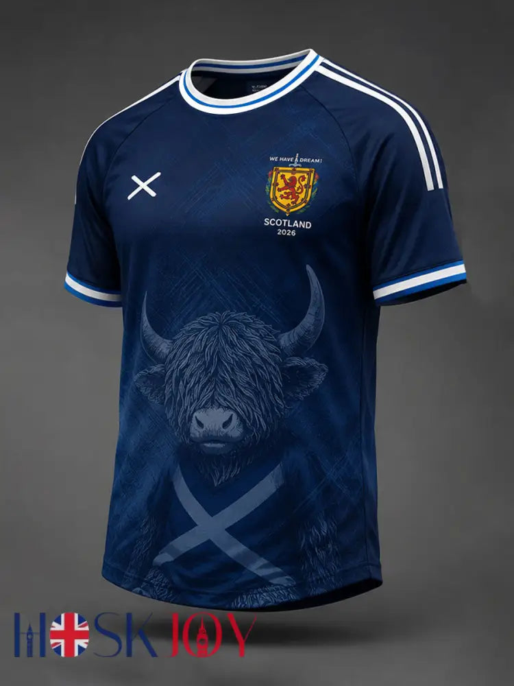 Men’s UK Football Lover Scotland Printed short sleeve t-shirt - As picture / S
