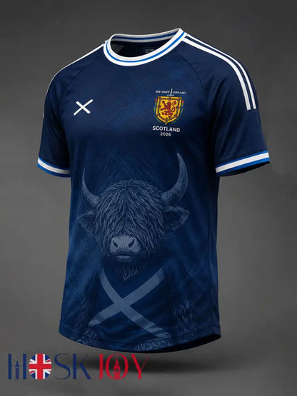Men’s UK Football Lover Scotland Printed short sleeve t-shirt - As picture / S