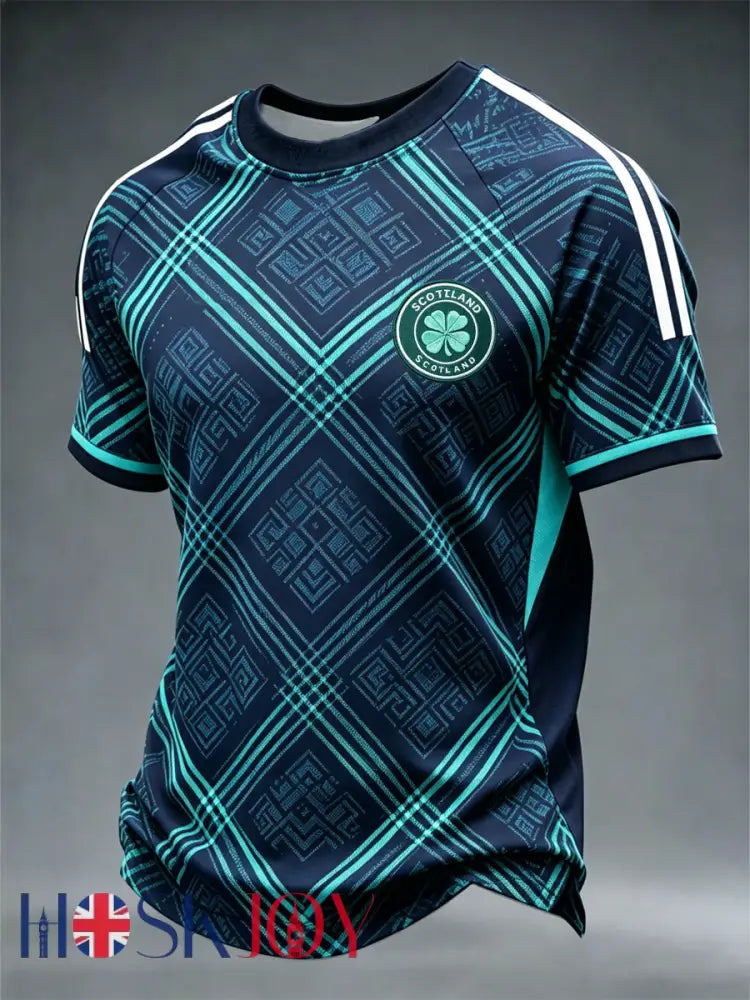 Men’s UK Football Lover Scotland Printed short sleeve t-shirt - As picture / S