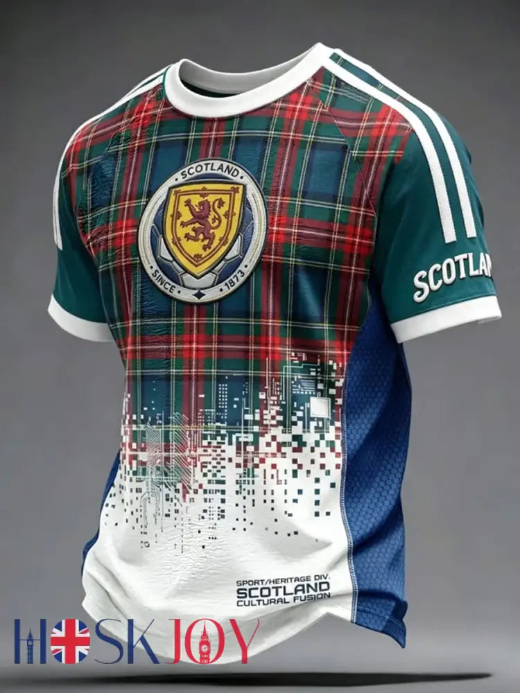 Men’s UK Football Lover Scotland Printed short sleeve t-shirt - As picture / S